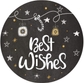 Faux Chalkboard Stars and Ornaments Labels