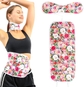 Floral Print: 1*neck+1*waist