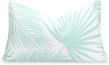 Muted Aqua Palm Leaf 12"x20"