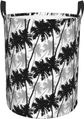 Monochrome Tropical Palm Trees