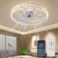 F111 White Ceiling Fan with Light(White Fans Blades)