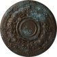 Hand-Painted Bronze Blue Patina