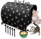 XL: 23.62"x16.92"x15.74"(5 cats)-with Green Bowl