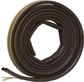 D-Section, 5/16" W, 1/4" T, 17 ft L, Brown