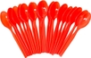 Red Plastic Spoons (24 Pieces)