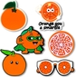 6Pcs Orange