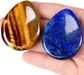 D-tiger's Eye & Lapis Lazuli - Water Drops Shaped