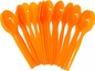 Orange Plastic Spoons (24 Pack)