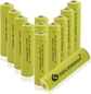 12PCS 600mAh YELLOW