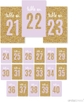 Table Numbers 21-40