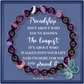 Butterfly Friendship Bracelet Purple