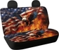 American Flag Eagle Fire