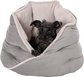 Hug Bed - Minky & Velvet (Silver Gray)