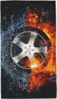 Water Fire Car Wheel