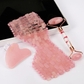 01-4A Rose quartz eye mask set