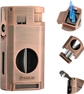 Cigar Lighter With Cigar Cutter Punch(bronze))