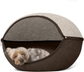 Felt Cubby - Two-Color Round (Heather Brown/Cream)