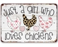 A Girl Who Loves Chickens