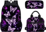 Butterfly Dark Puprle