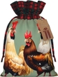 Rooster And Chicken Print