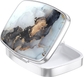 Gray Black Gold Marble