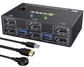 DP KVM Switch 2 monitor