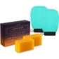 4 Pack Soap + Pair of Turquoise Gloves