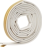 D-Section, 5/16" W, 1/4" T, 17 ft L, White