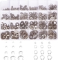 Silver 327pcs e-clips+c-clips