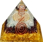 E- Citrine Aqua Garnet Pyramid