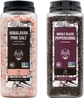 Himalayan Pink Salt 39oz + Black Peppercorns 18oz