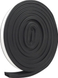 D-Section, 9/16" W, 5/16" T, 10 ft L, Black