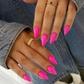 almond hot pink