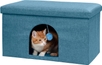 Pet House - Ottoman (Solid Ocean Blue)