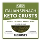 Italian Spinach Keto Crust