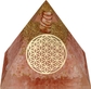 H- Rose Quartz Orgone Pyramid