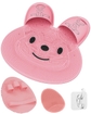 Rabbit Foot Scrubber+body&face Scrubber(pink)