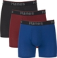 Regular Leg - Blue/Red/Black - 3 Pack