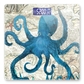 Vintage Blue Octopus