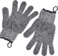 1 Pair Bamboo Charcoal Exfoliating Gloves