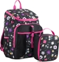 .New - Ditsy Floral Bird Print/Black/Pink Sizzle