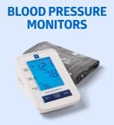 Medline Automatic Digital Blood Pressure Monitor with Standard Adult Cuff for Upper Arm, with Lar...