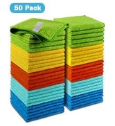 AIDEA Microfiber Cleaning Cloths-50PK