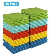 AIDEA Microfiber Cleaning Cloths-50PK