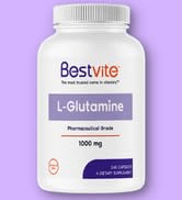 L-Glutamine 1000mg per Capsule (240 Capsules) - Free Form - No Stearates - No Fillers - Gluten Fr...