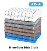 AIDEA Microfiber Dish Cloth-8PK