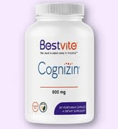 Cognizin Citicoline 500mg (60 Vegetarian Capsules) - Clinically Studied Form of Citicoline - No S...