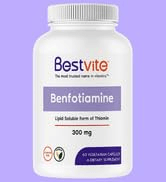 Benfotiamine 300mg (60 Vegetarian Capsules) No Stearates - No Silicon Dioxide - Vegan - Non GMO -...